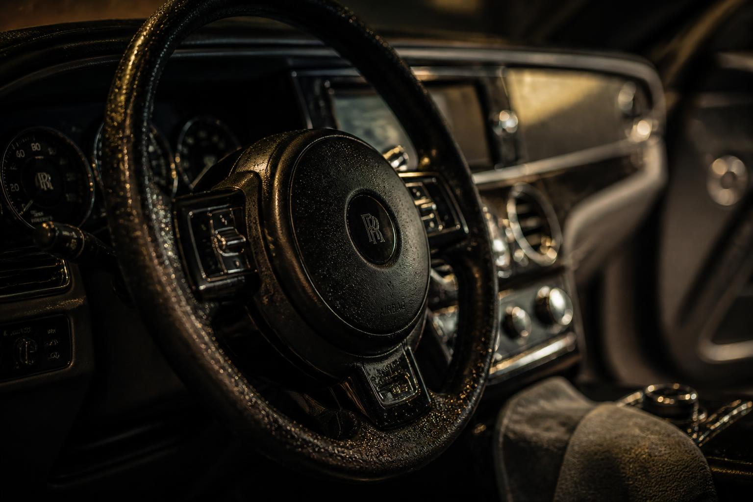 Restored luxury vehicle interior detail by Flo Restorations in the DMV